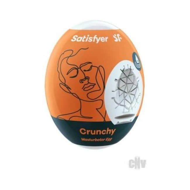Satisfyer Masturbator Egg Crunchy Orange - Image 1
