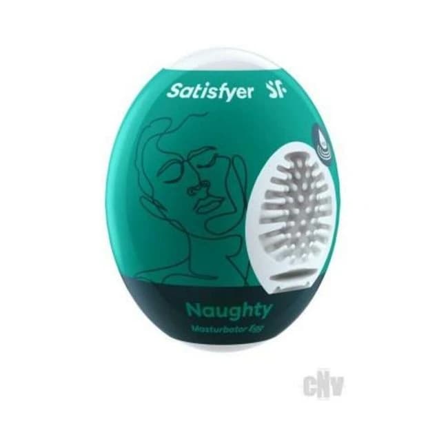 Satisfyer Masturbator Egg Naughty Green - Image 1