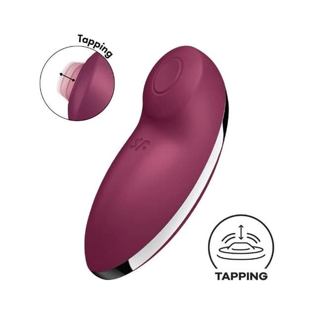 Satisfyer Tap & Climax 2 - Red - Image 1