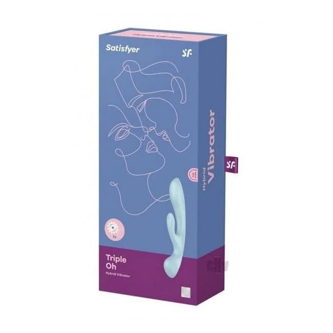 Satisfyer Triple Oh Light Blue - Image 1