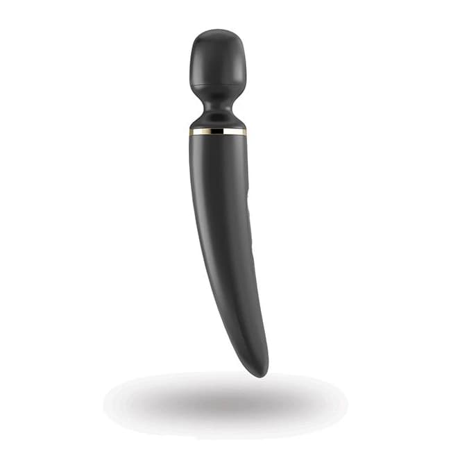SATISFYER WAND-ER WOMAN BLACK/ GOLD  - Image 1