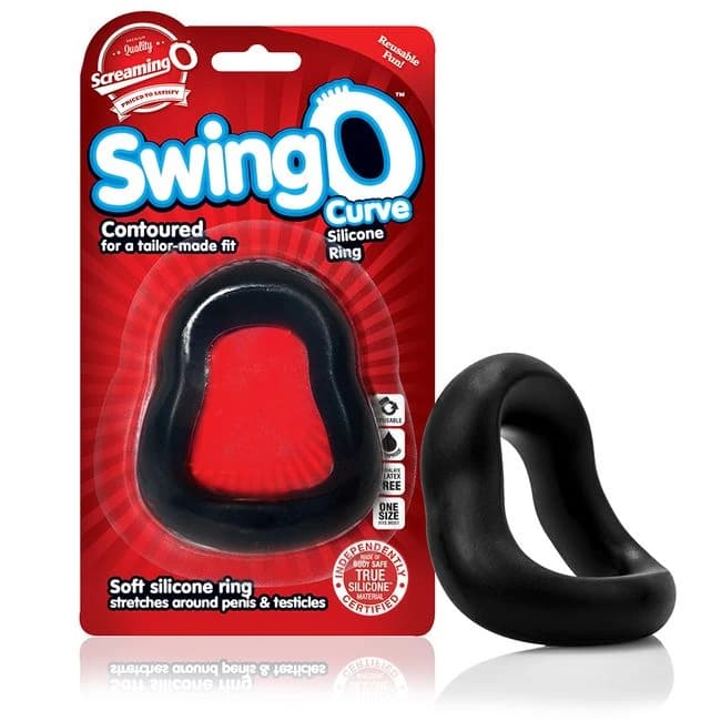 SCREAMING O SWING O CURVED BLACK C-RING  - Image 1
