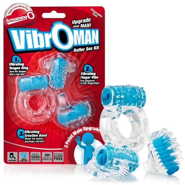 SCREAMING O VIBRO MAN BLUE  - Image 1