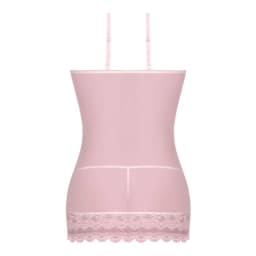 Seabreeze Lace up Chemise Set Blush, image 3