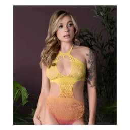 Seamless Boyshort Teddy Ombre Sunset O/s - Image 1