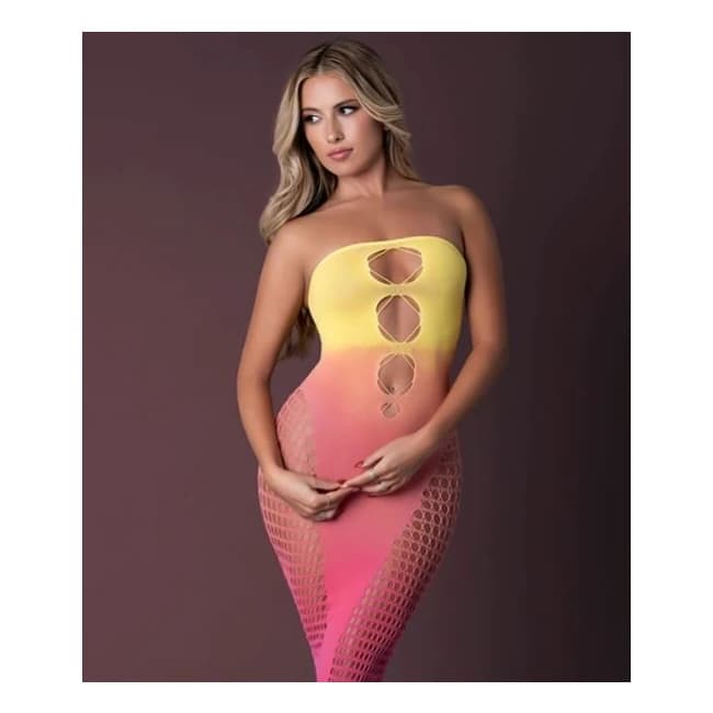 Seamless Gown Ombre Sunset O/s - Image 1