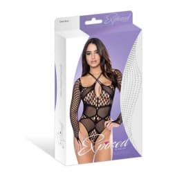 Seamless Long Sleeve Teddy Black O/s - Image 5