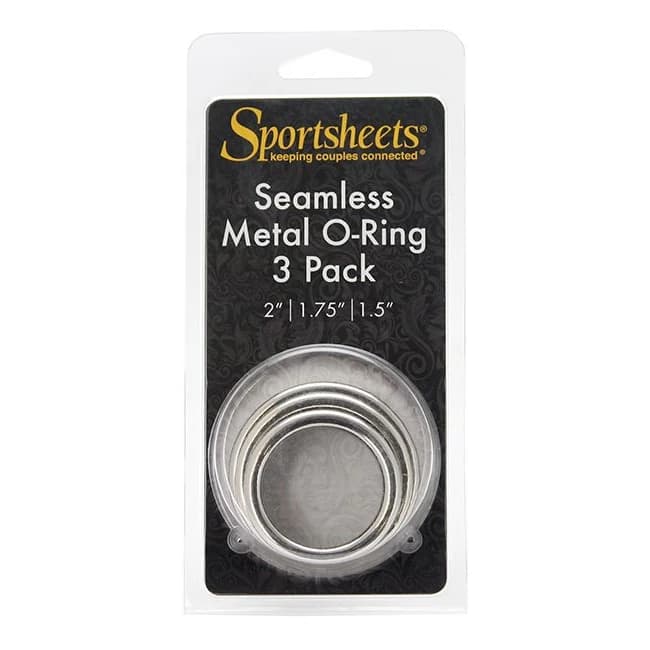 Seamless Metal O Ring 3 Pack 1.5/ 1.75" / 2" " - Image 1
