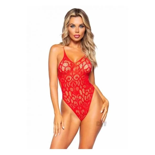 Seamless Scroll Strappy Back Os Red - Image 1