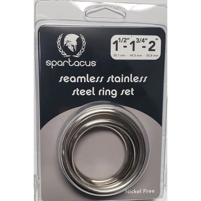 Seamless Stainless Steel C Ring Set - 1.5 1.75" 2" " - Image 1