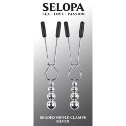 Selopa Beaded Nipple Clamps, image 1