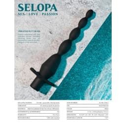 Selopa Vibrating Butt Beads, image 4