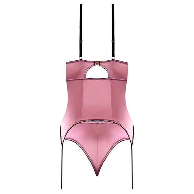 Sensual Desires Basque & Tanga Set Mauve L/xl - Image 1