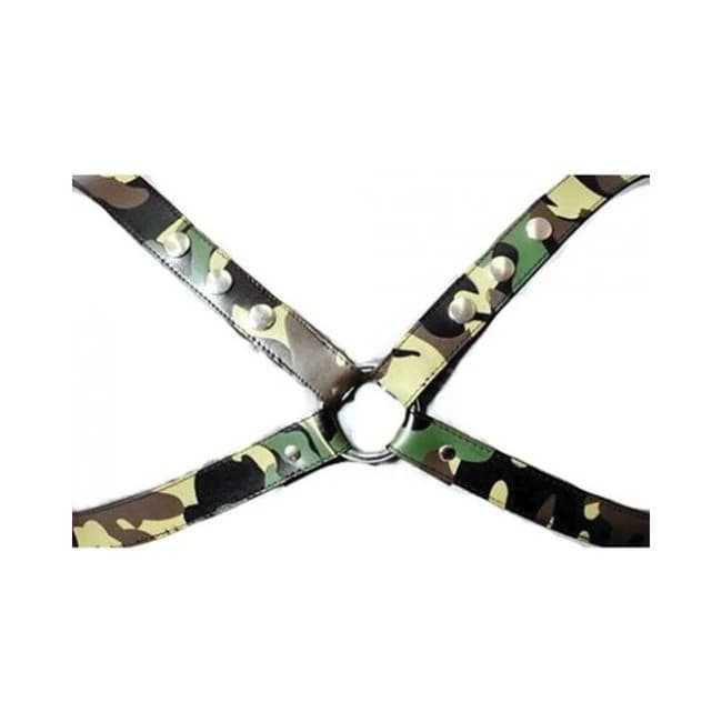 Sensual Sin Leather X Harness Camo L/xl - Image 1