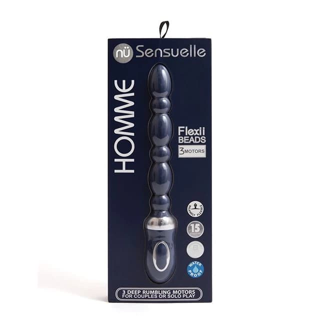 Sensuelle Homme Flexii Beads Navy Blue - Image 1