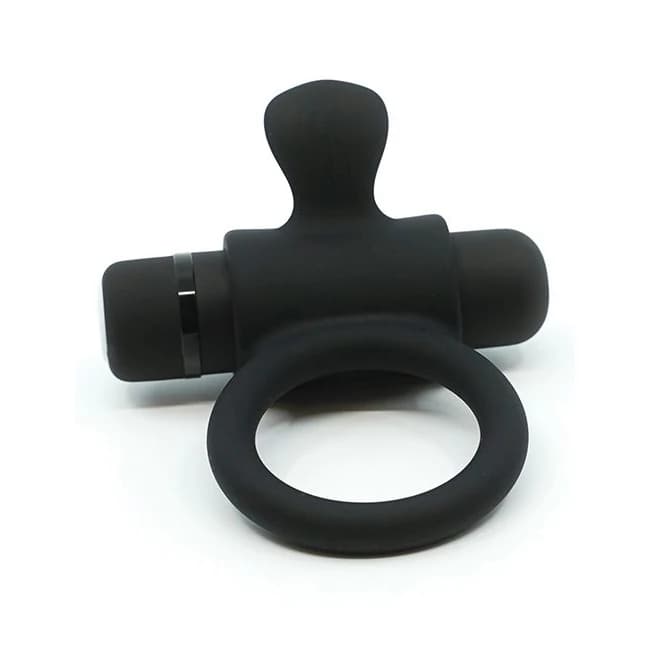SENSUELLE SILICONE BULL RING BLACK  - Image 1
