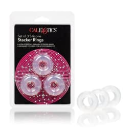Set of 3 Silicone Stacker Rings, image 1