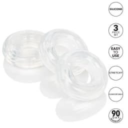 Set of 3 Silicone Stacker Rings, image 2