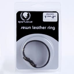 Sewn Leather C Ring, image 2