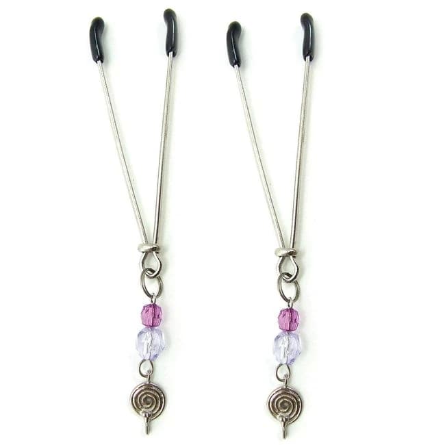 Sex Kitten Clamps Purple Swirls - Image 1