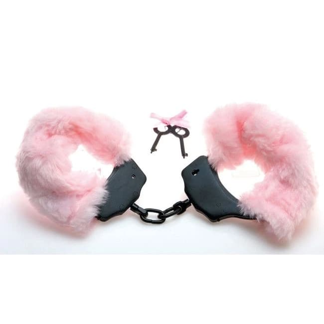 Sex Kitten Fur Handcuffs - Image 1
