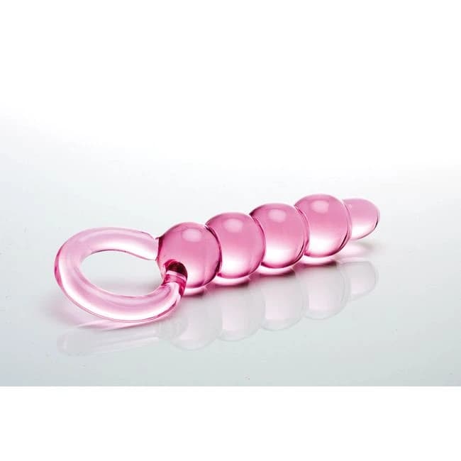 Sex Kitten Pink Glass String of Pearls - Image 1