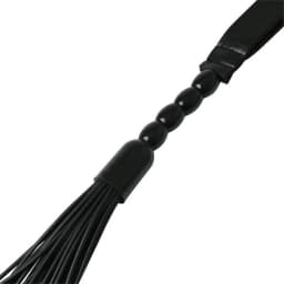 Sex & Mischief Beaded Flogger Noir, image 5