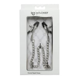 Sex & Mischief Chained Nipple Clamps, image 5
