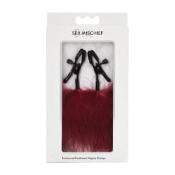 Sex & Mischief Enchanted Feather Nipple Clamps, image 1