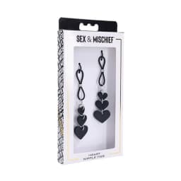 Sex & Mischief Heart Nipple Clamps - Image 1