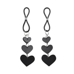 Sex & Mischief Heart Nipple Clamps - Image 2