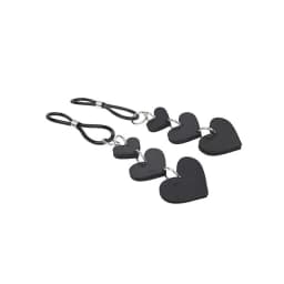 Sex & Mischief Heart Nipple Clamps - Image 3