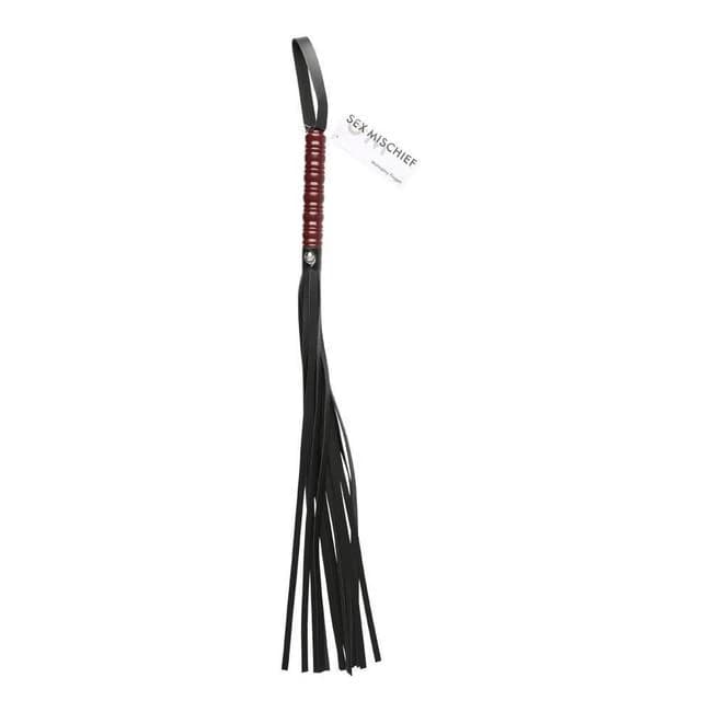 Sex & Mischief Mahogany Flogger - Image 1