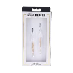 Sex & Mischief Pearl Nipple Ties - Image 1