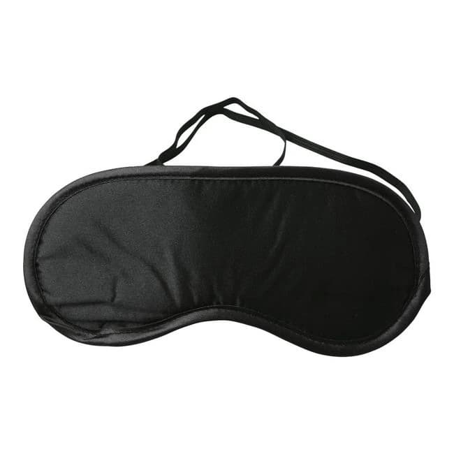 SEX & MISCHIEF SATIN BLACK BLINDFOLD  - Image 1
