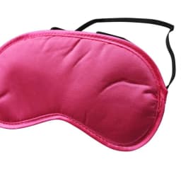 Sex & Mischief Satin Hot Pink Blindfold - Image 2