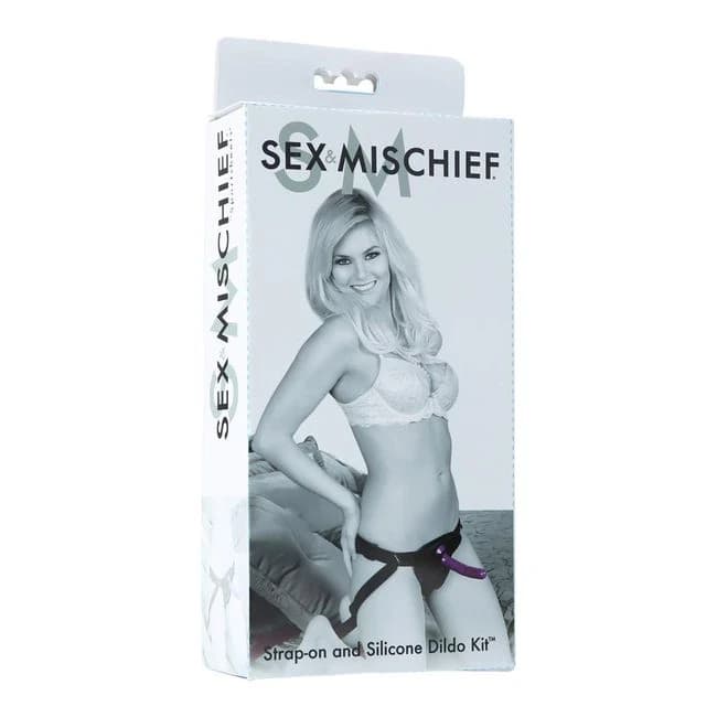 Sex & Mischief Strap on & Silicone Dildo - Image 2