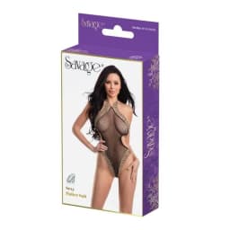 Sexy Halter Suit Leopard - Image 1