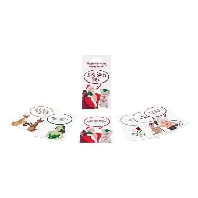 Sexy Santa Says Naughty Card Game - Image 1