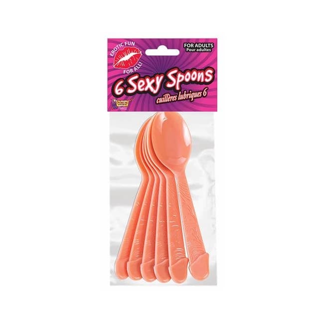 Sexy Spoon with Pecker Handles 6 Pack - Image 1