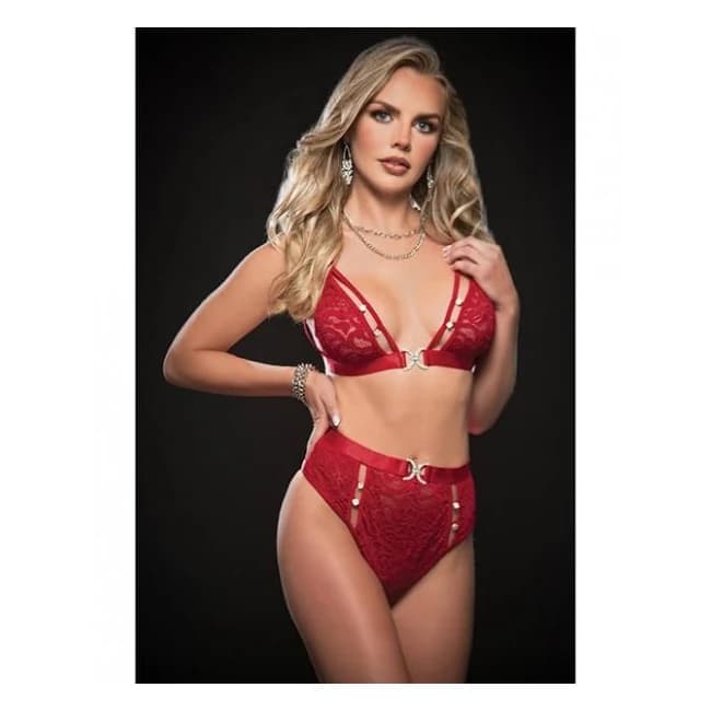 Sexy & Sultry High Waist Panty & Bra, image 1