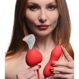 Shegasm 10x Love on Me Suction Clit Stim & Egg, image 1