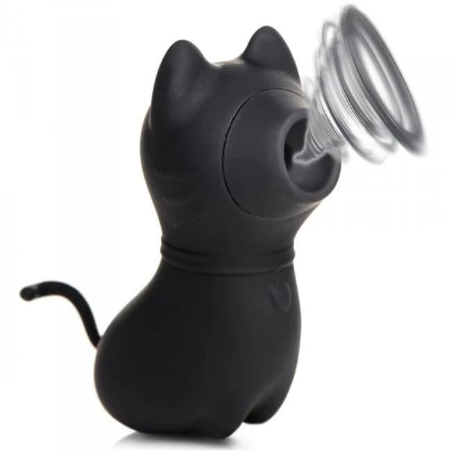SHEGASM SUCKY KITTY 7X CLIT STIM BLACK  - Image 1
