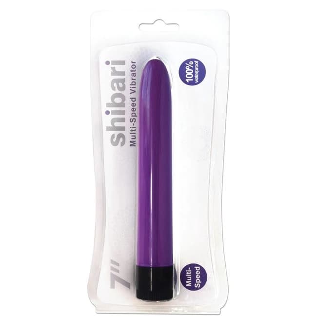 SHIBARI 7 MULTI SPEED VIBRATOR PURPLE " - Image 1