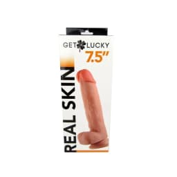 Shibari Get Lucky 7.5 Real Skin Light Brown ", image 1