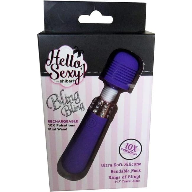 Shibari Sexy! Bling Bling Mini Wand Lilac - Image 2