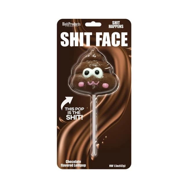 Shit Face Chocolate Flavored Poop Pop - Image 2
