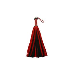 Short Suede Flogger Black Red, image 2