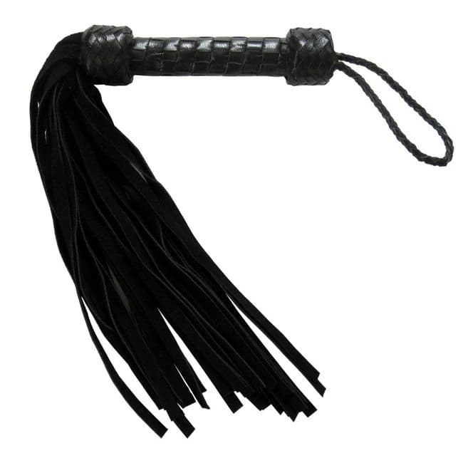 Short Suede Flogger - Black/black - Image 1