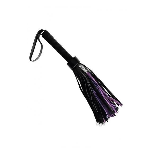 Short Suede Flogger Black/purple - Image 1